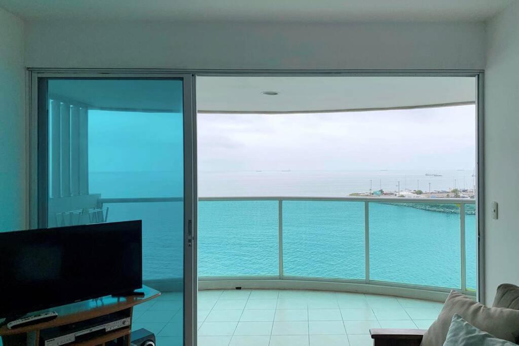 Dpto. Privado Frente Al Mar Con Vista Espectacular Apartment Salinas  Exterior photo